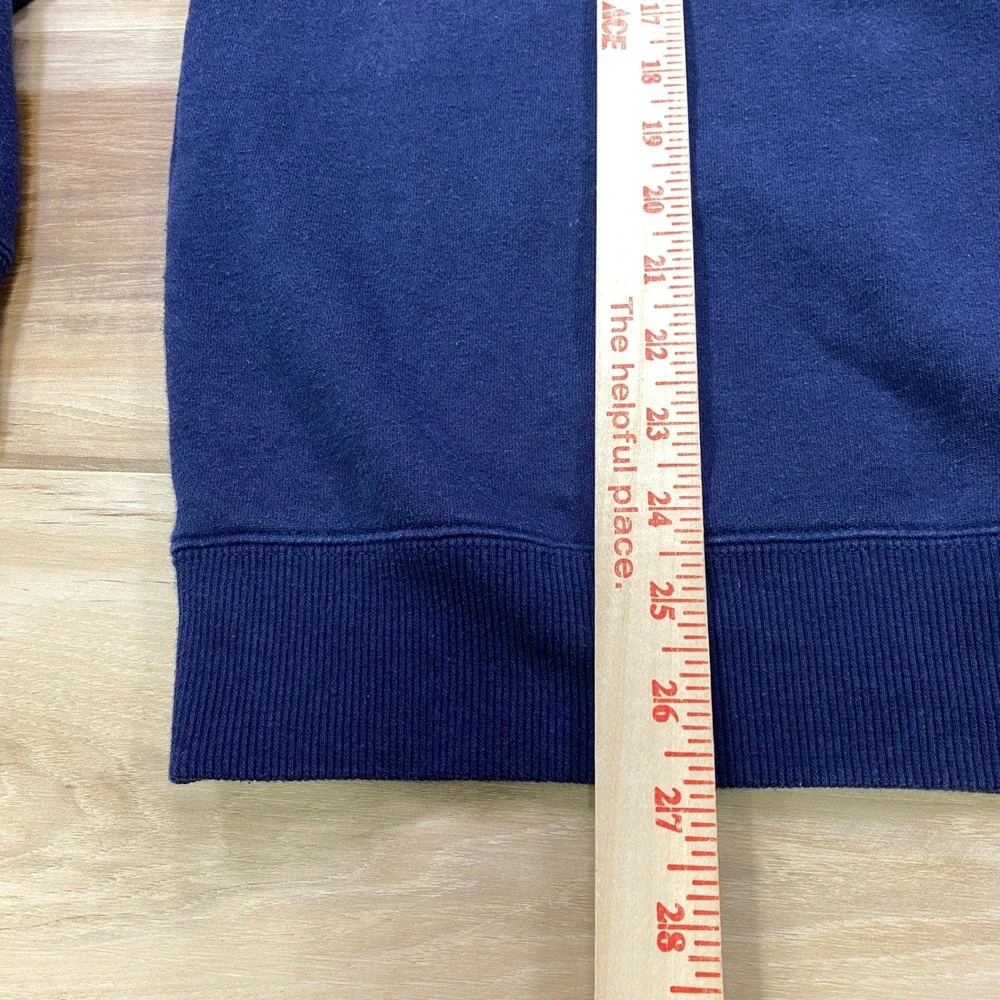 True Religion Sweatshirt Men Medium Horseshoe Logo Cotton Blend Blue Streetwear